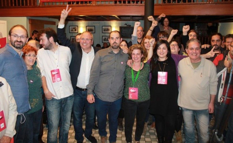 El tortosí David Jarque, la nit electoral, ha estat número 3 de la llista al Congrés per En Comú Podem.