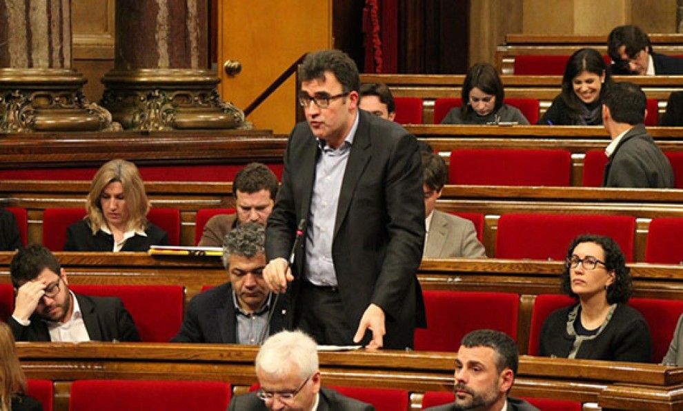 Lluís Salvadó, durant la passada legislatura, al Parlament.