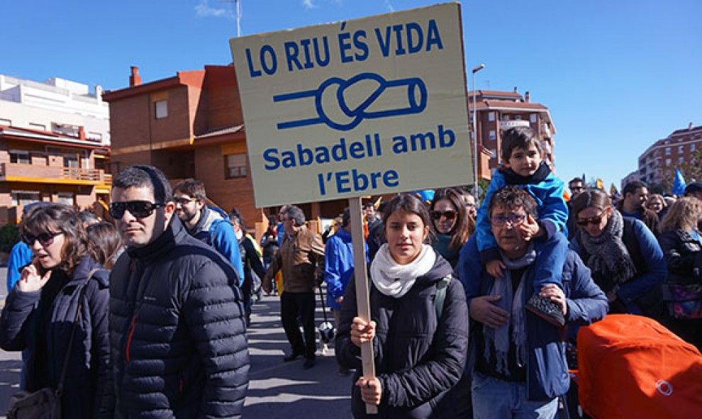 Clara Valls va arribar de Sabadell, per unir-se a la defensa de l'Ebre.