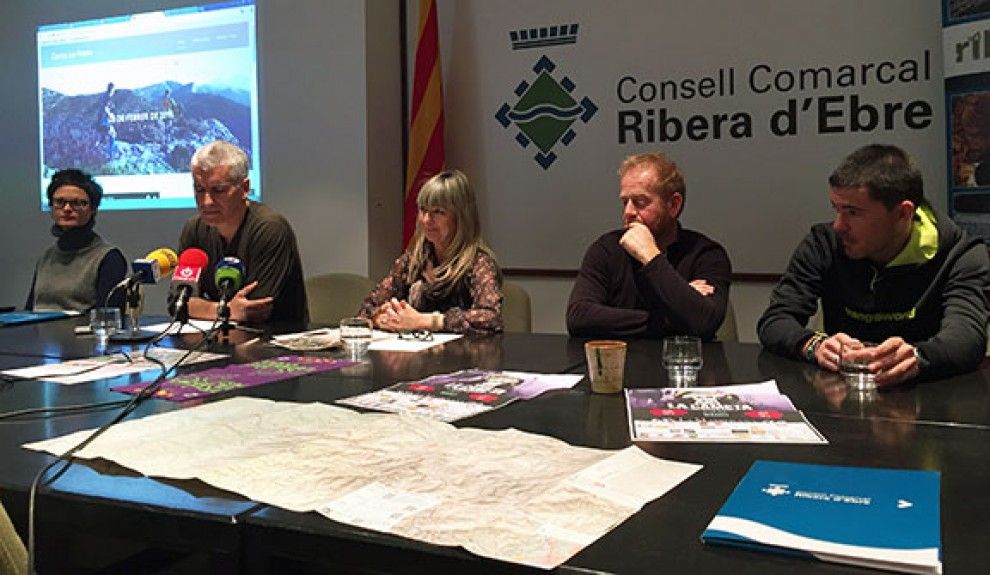 Presentació de les curses per la Ribera d'Ebre, avui al consell comarcal.