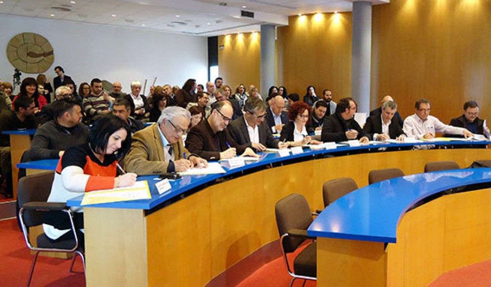 L'acte de presentació de l'acord, este dimecres al consell comarcal del Montsià.