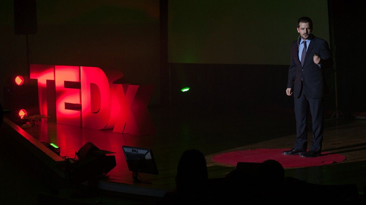 Imatge d'arxiu de la primera edició del TEDxAmposta. 