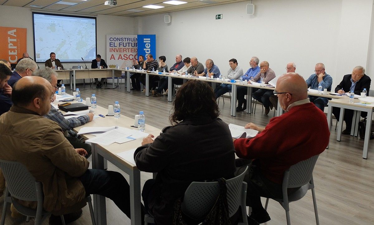 Imatge de la trobada a Ascó.
