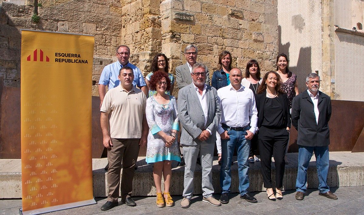 La candidatura d'ERC a les Eleccions Generals del 26 de juny per la demarcació de Tarragona.