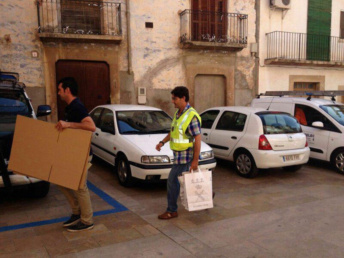 Agents de la Guàrdia Civil, a Ascó