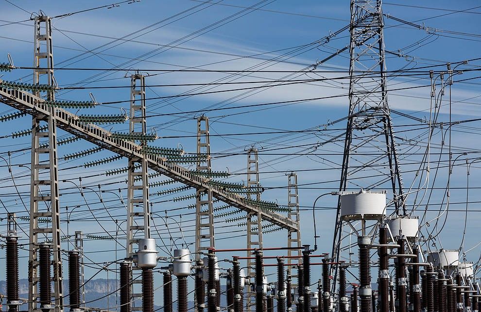Imatge d'una subestació elèctrica d'Endesa