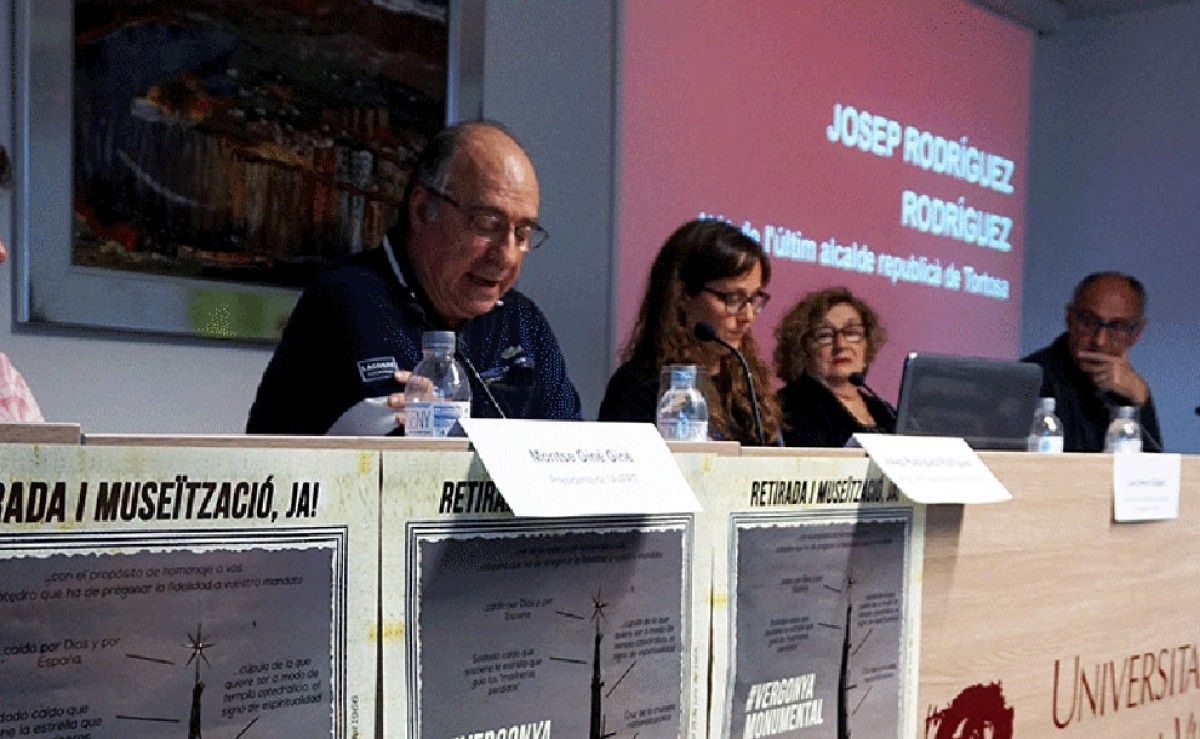 Josep Rodríguez, en una imatge d'arxiu durant una conferència a Tortosa