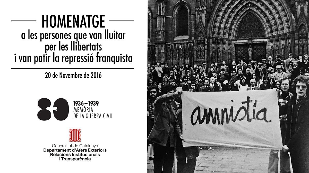 L'acte d'homenatge tindrà lloc al paraninf de la Universitat de Barcelona.