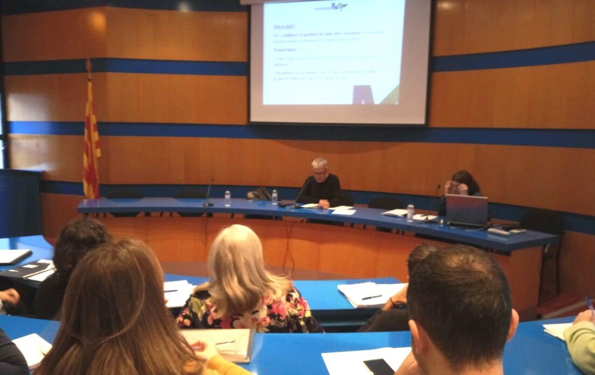 Conferència de Xavier Orteu.