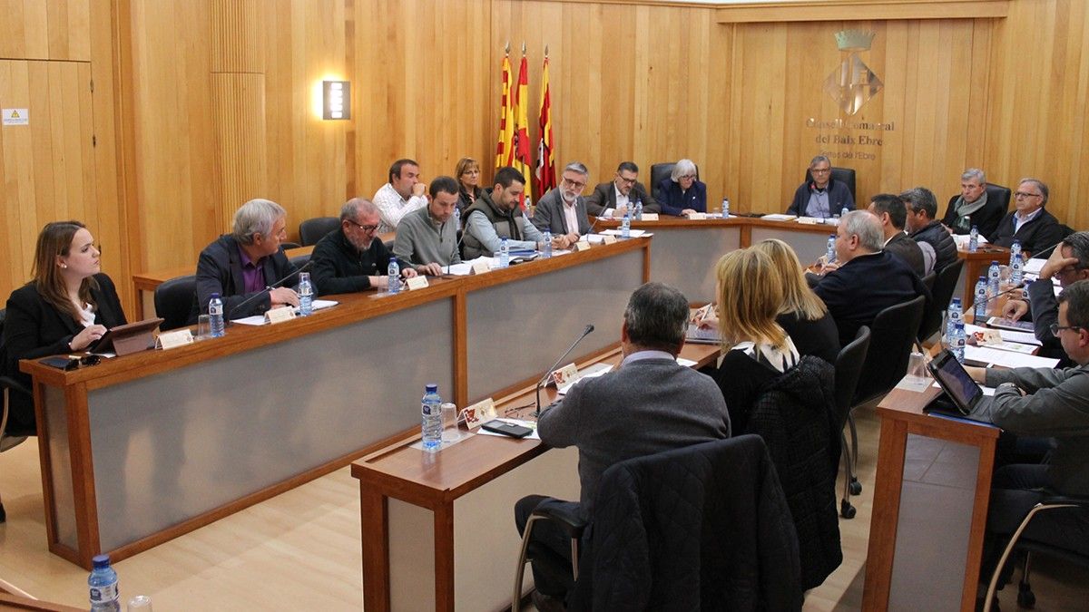 Plenari celebrat al Consell Comarcal del Baix Ebre el passat divendres 31 de març. 