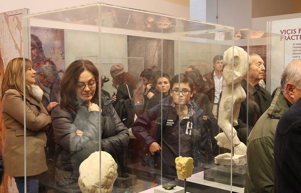 L'exposició 'El sexe a l’època romana' va ser una de les més exitoses durant el 2016.