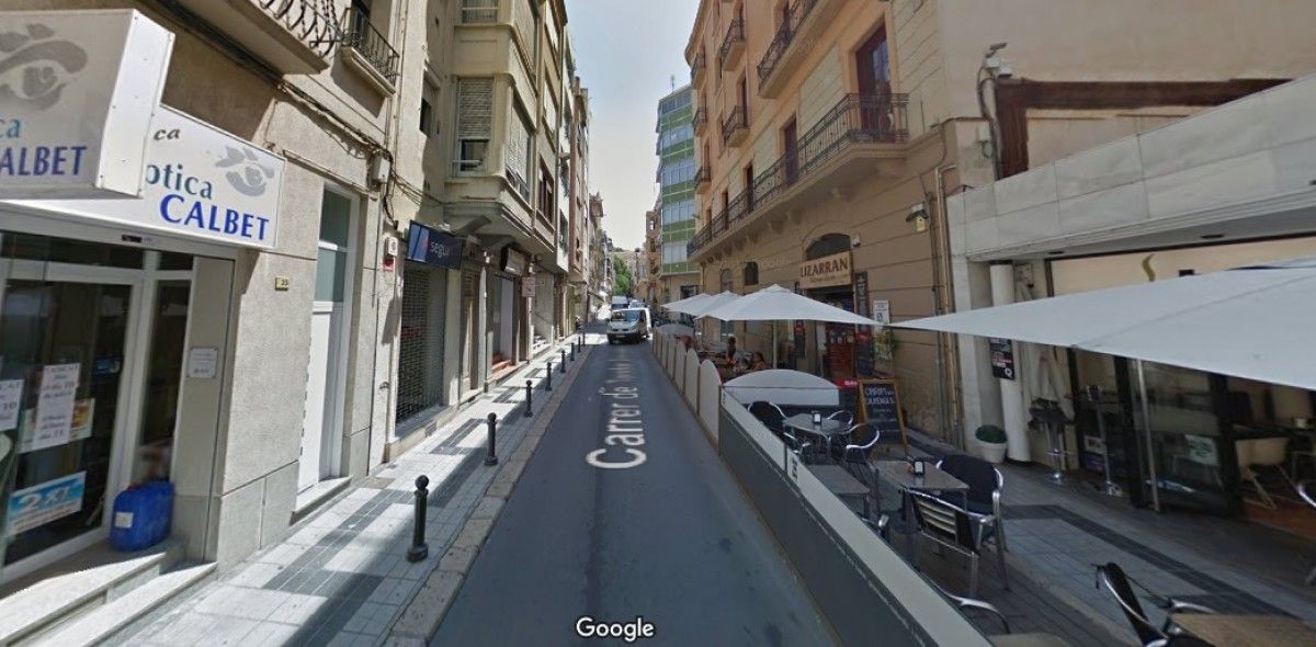 El carrer Teodor González és un dels carrers de la ciutat que l'Ajuntament de Tortosa pavimentarà a partir d'este dimarts