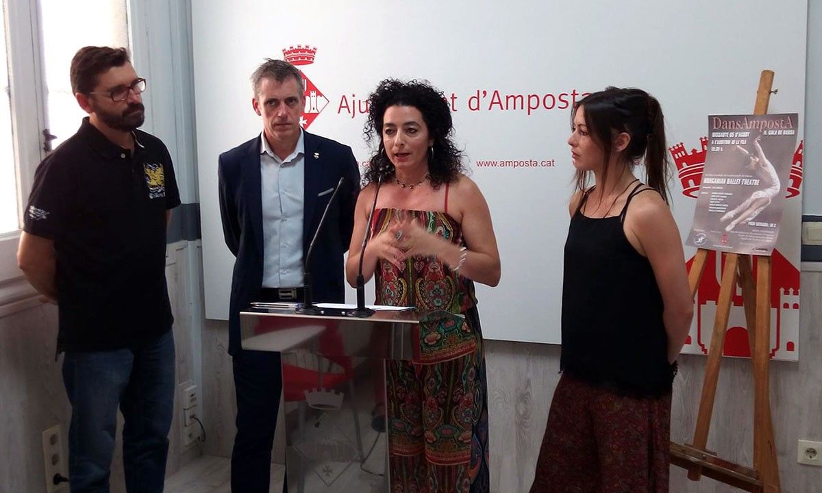 Presentació del festival, esta setmana, a l'Ajuntament d'Amposta.