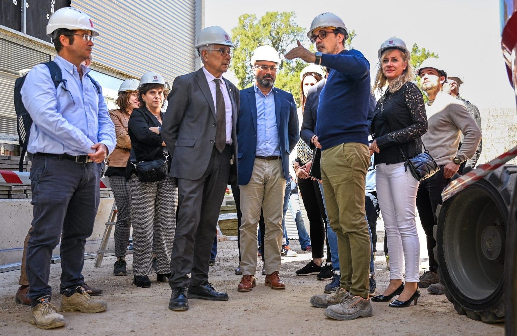 El conseller de Salut, Manel Balcells ha visiat les obres d'ampliació del CAP Roquetes