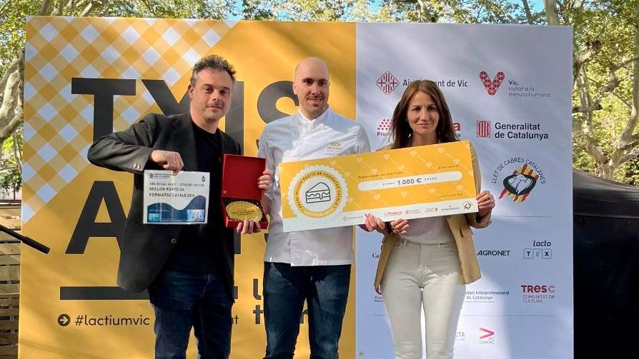 La pastisseria Larrosa de Flix, guanyadora del primer premi al millor pastís de formatge de Catalunya