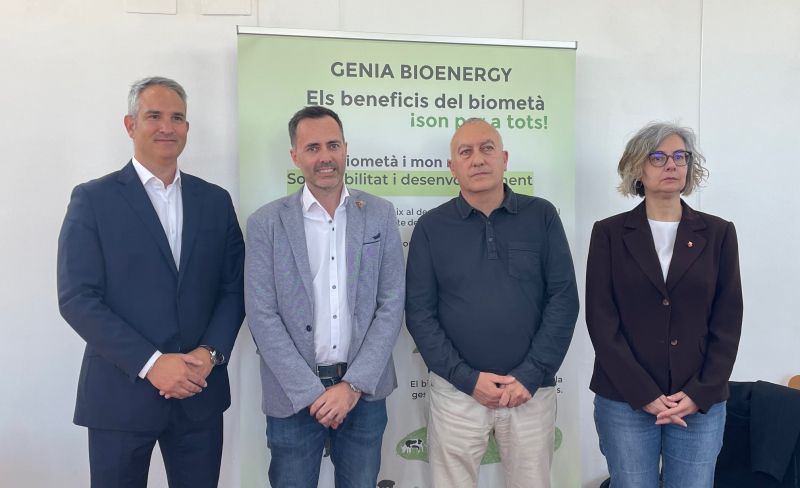 Presentació de la futura planta de biometà a Campredó, Tortosa