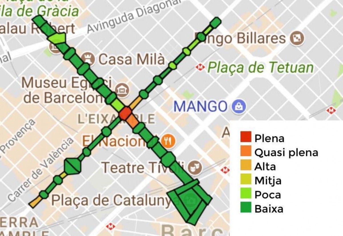 La mobilització consistirà a omplir el passeig de Gràcia i el carrer Aragó de Barcelona per fer un immens signe ‘més’