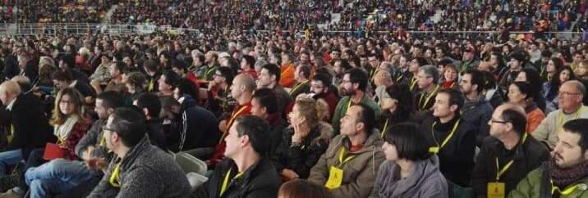 Assamblea Nacional de la CUP el passat diumenge a Celrà
