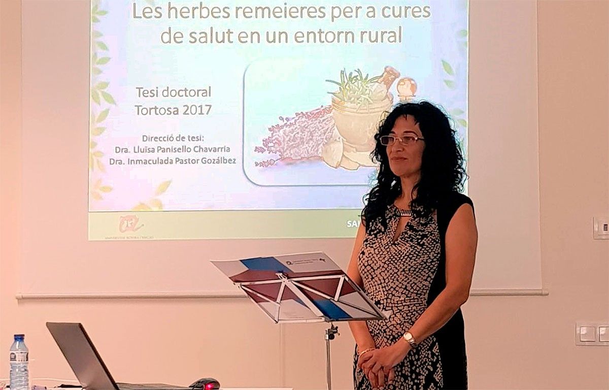Salvadora Blanch va presentar la seua tesi divendres 22 de setembre al campus Terres de l'Ebre.