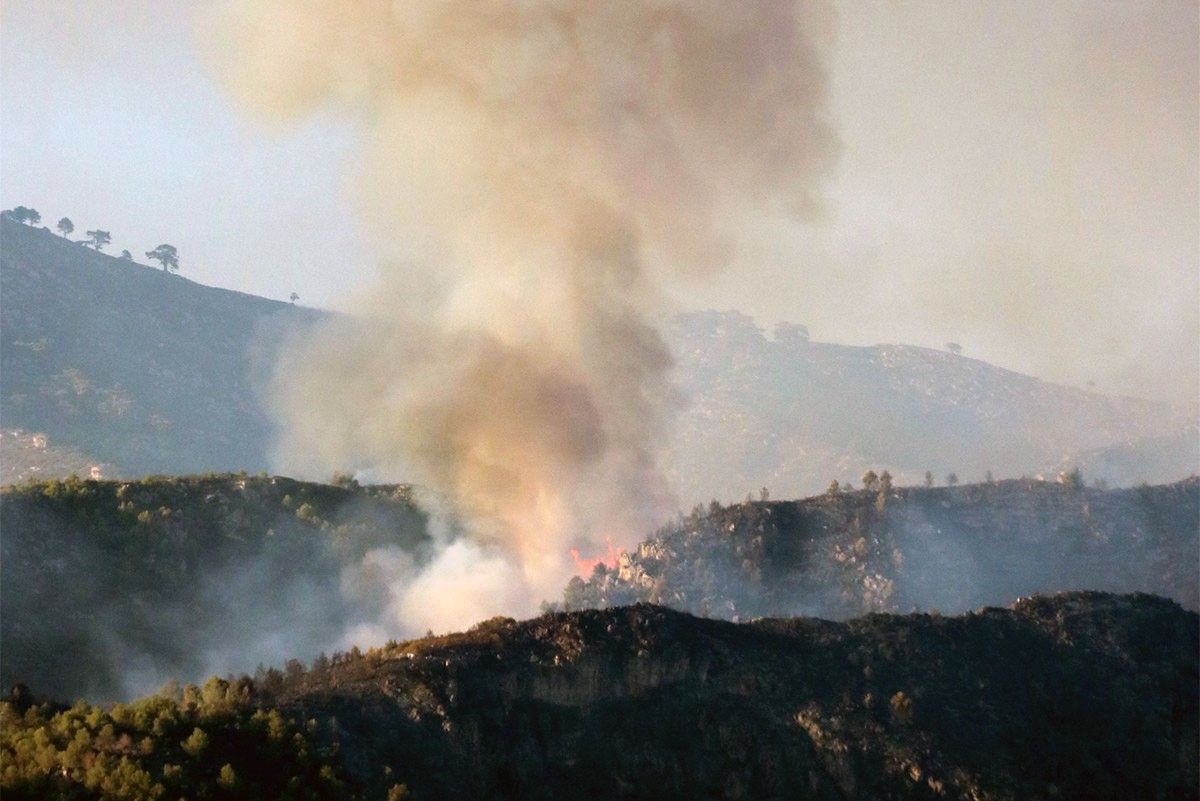 L’incendi més important va ser a Tivenys, en el qual es van cremar 109 hectàrees 