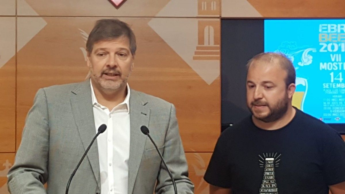 Presentació del Ebre Beer 2019 a l'Ajuntament de Tortosa