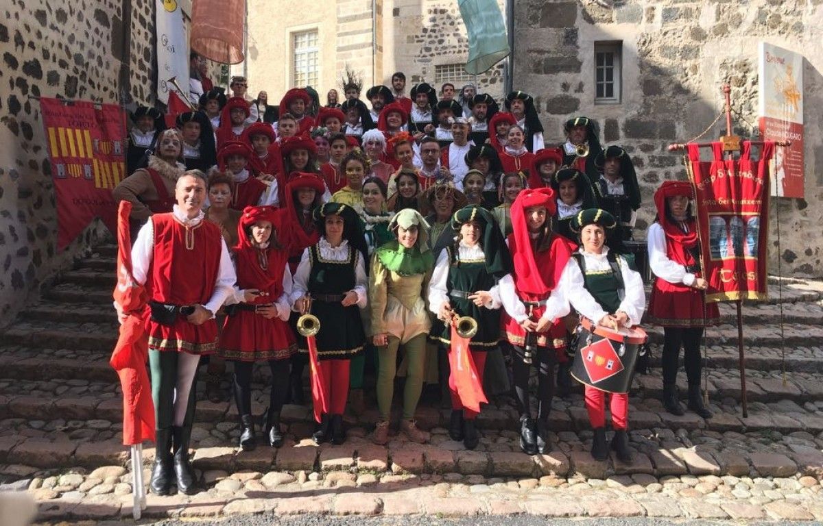 Delegació de la Festa del Renaixement de Tortosa a Le Puy-en-Velay