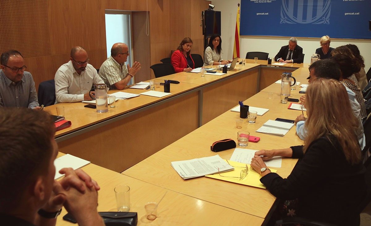 Reunió del consell de Govern de la Generalitat, este dimarts.