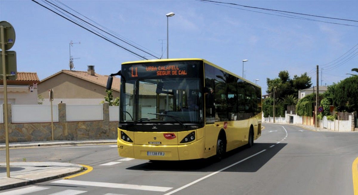 Autobús urbà de Calafell. 
