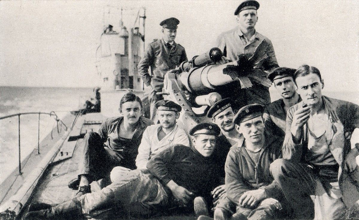 Tripulació del el submarí U-64.